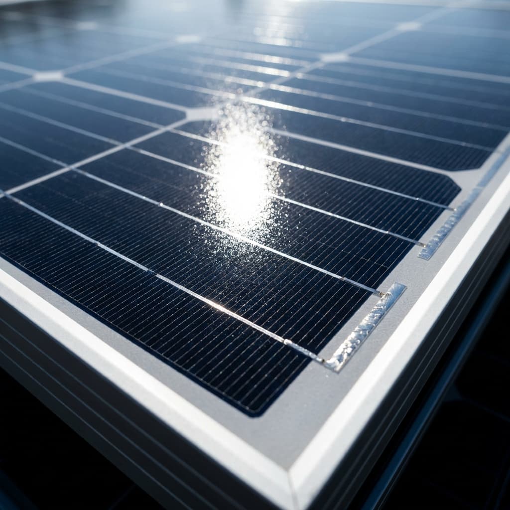 Premium Güneş Paneli Yakın Çekim
